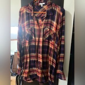 Maurices Flannel size L